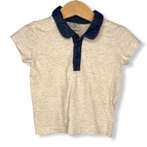 Hanna Andersson Oatmeal Collared Shirt